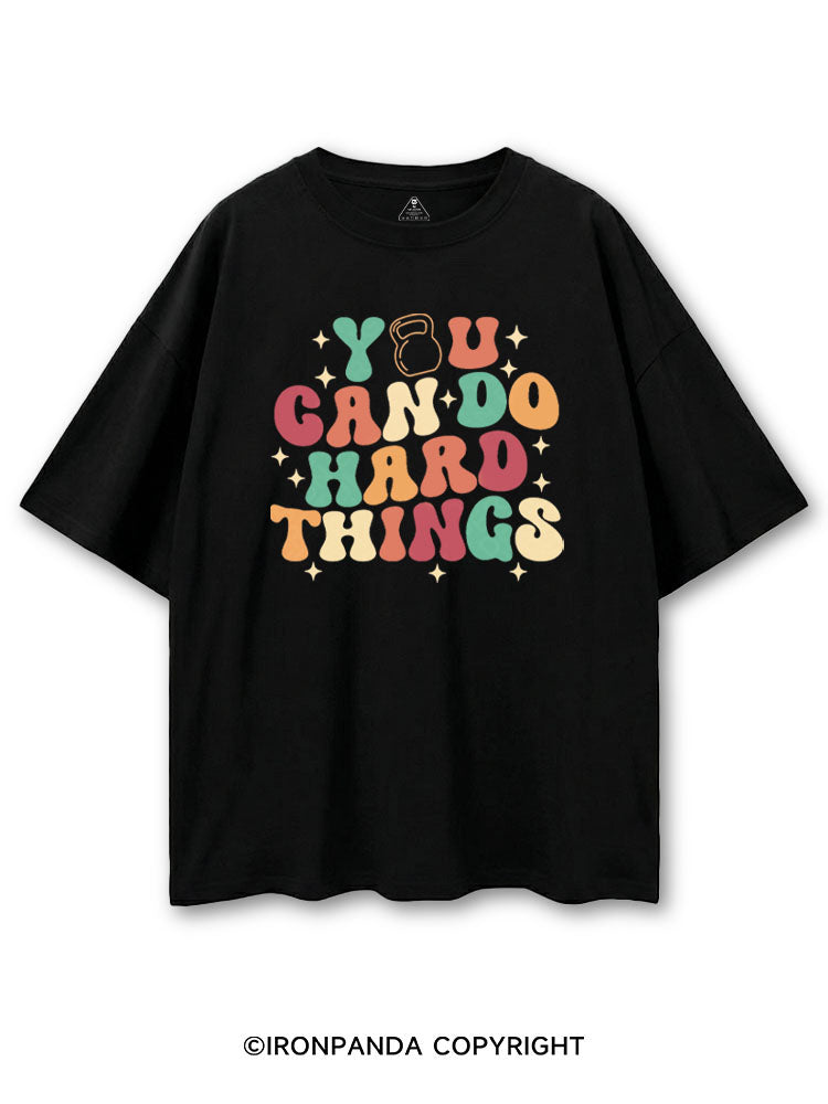 YOU CAN DO HARD THINGS COTTON PUMP COVER