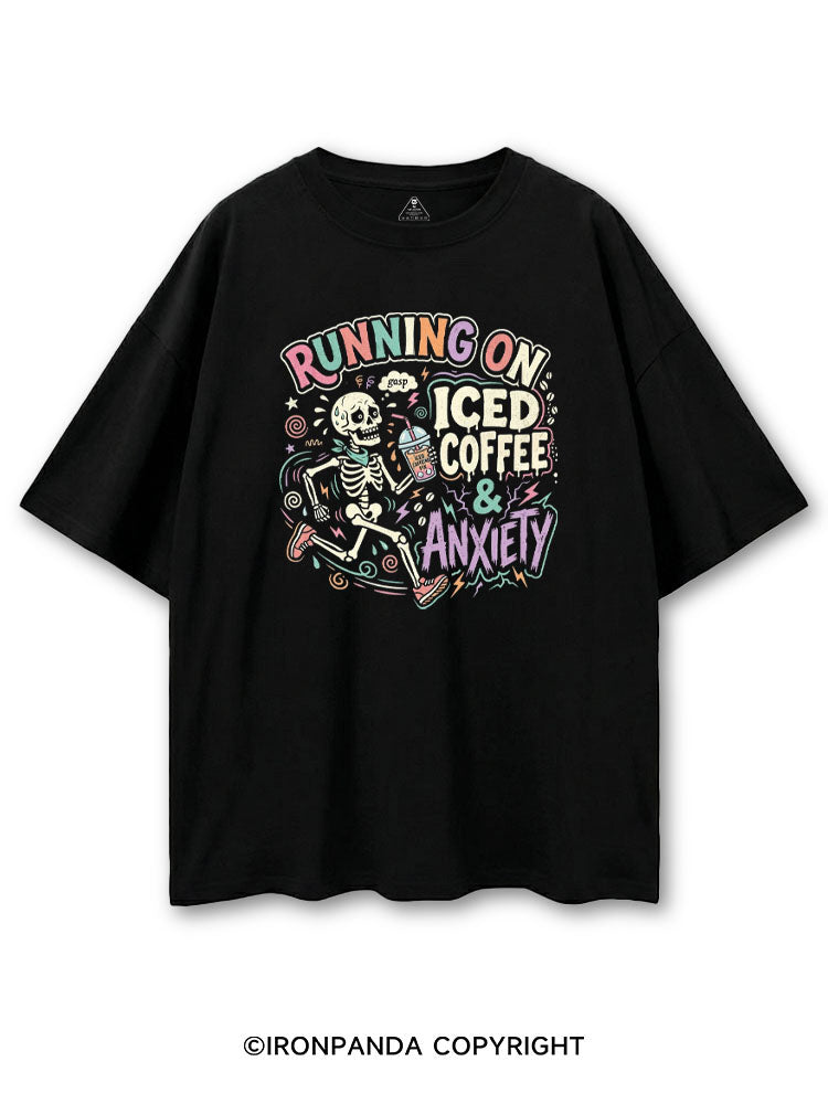 RUNNING ON ICED COFFEE & ANXIETY COTTON PUMP COVER