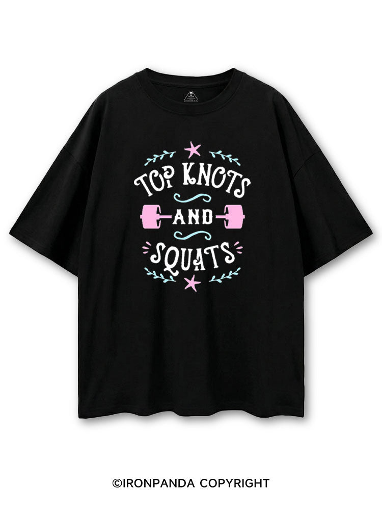 TOP KNOTS AND SQUATS COTTON PUMP COVER