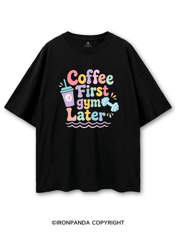 COFFEE FIRST GYM LATER COTTON PUMP COVER