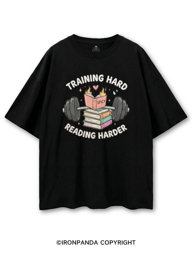 TRAINING HARD READING HARDER COTTON PUMP COVER