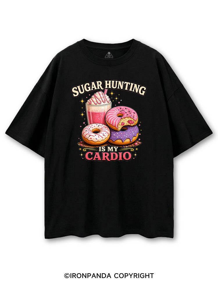 SUGAR HUNTING IS MY CARDIO COTTON PUMP COVER