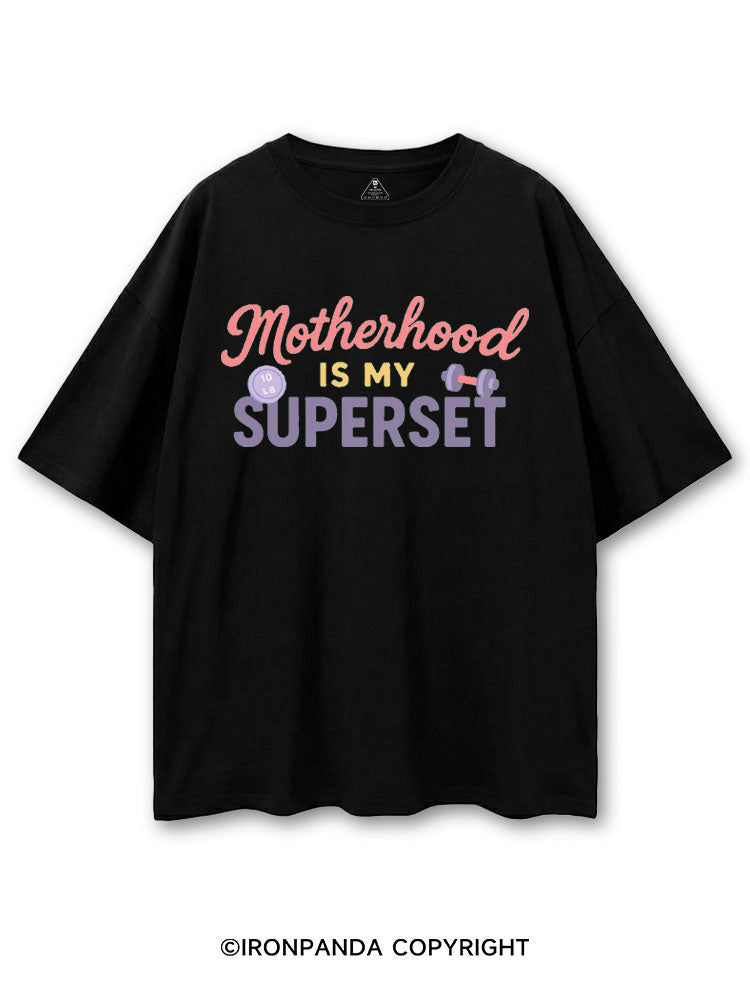 MOTHERHOOD IS MY SUPERSET COTTON PUMP COVER