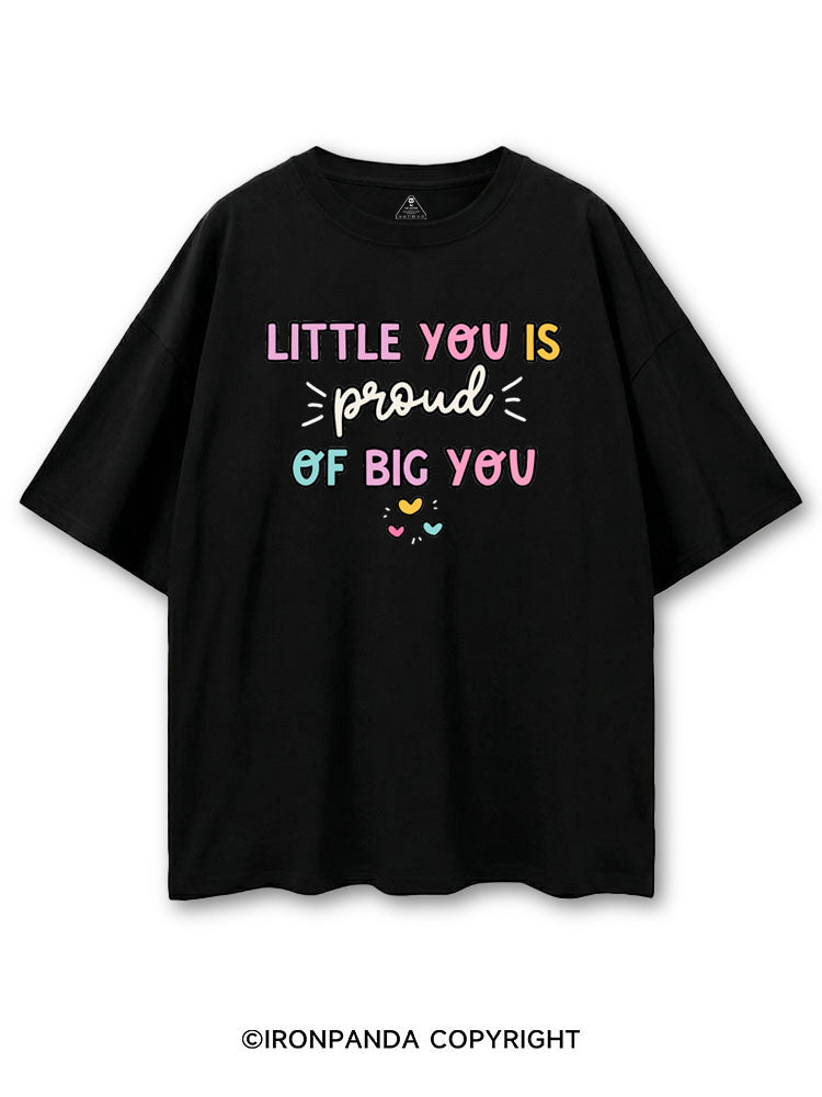 LITTLE YOU IS PROUD OF BIG YOU COTTON PUMP COVER