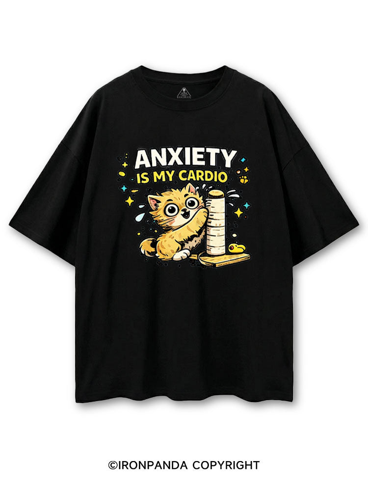 ANXIETY IS MY CARDIO COTTON PUMP COVER
