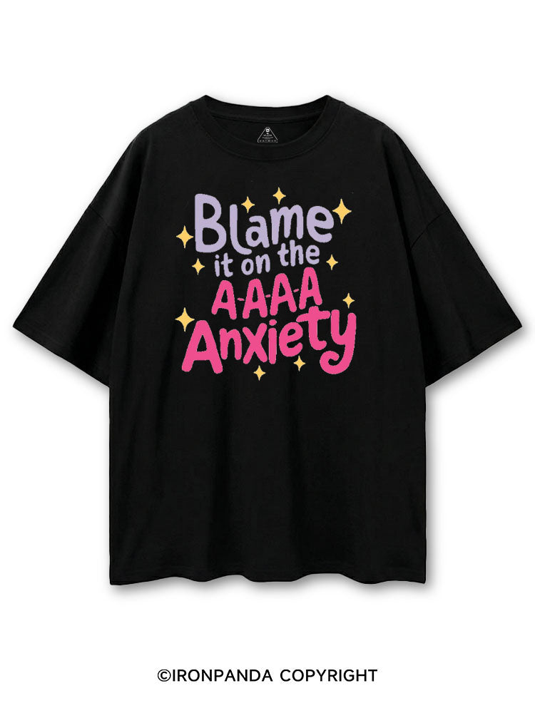 BLAME IT ON THE A-A-A-A ANXIETY COTTON PUMP COVER
