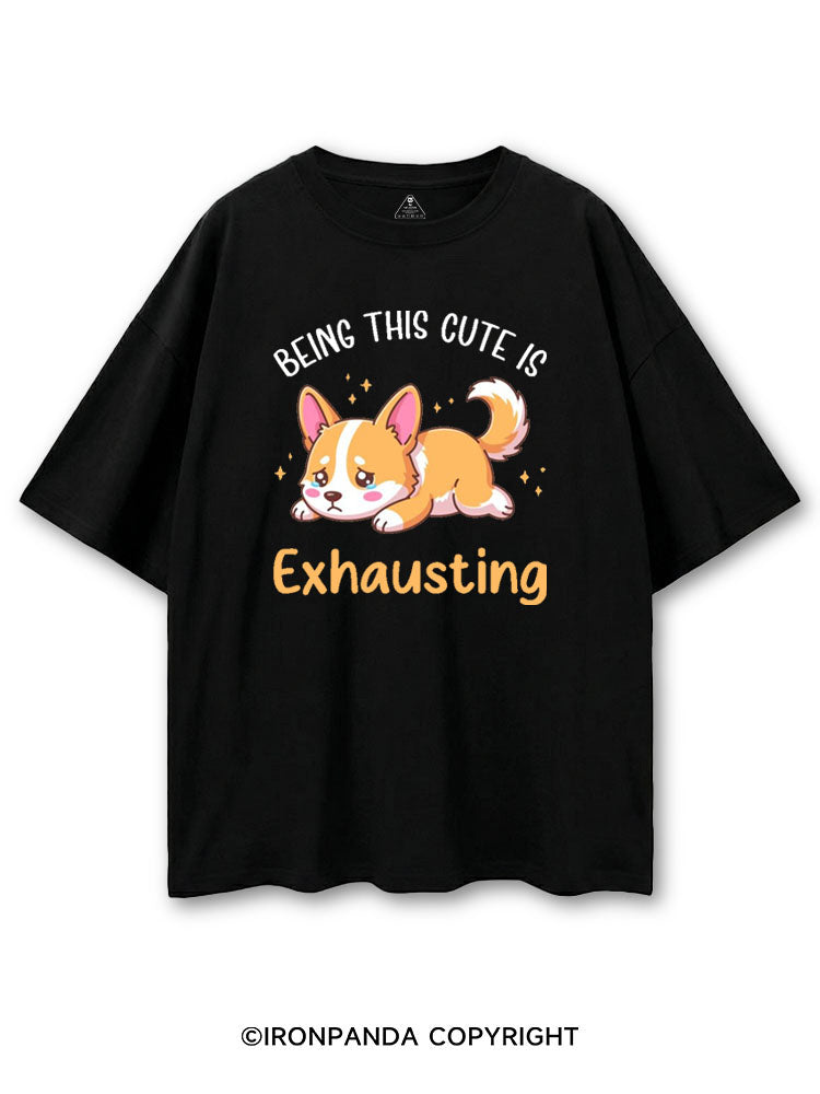 BEING THIS CUTE IS EXHAUSTING COTTON PUMP COVER