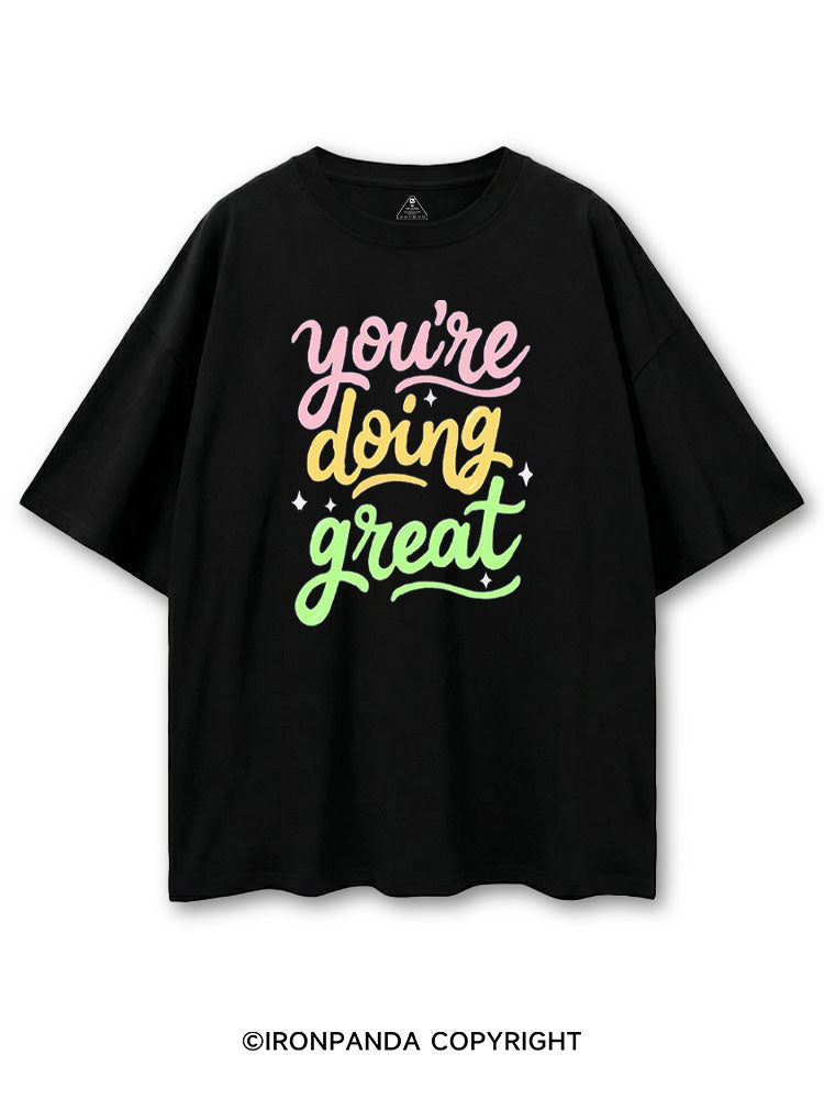 YOU'RE DOING GREAT COTTON PUMP COVER