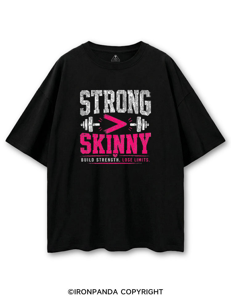 STRONG > SKINNY BUILD STRENGTH LOSE LIMITS COTTON PUMP COVER