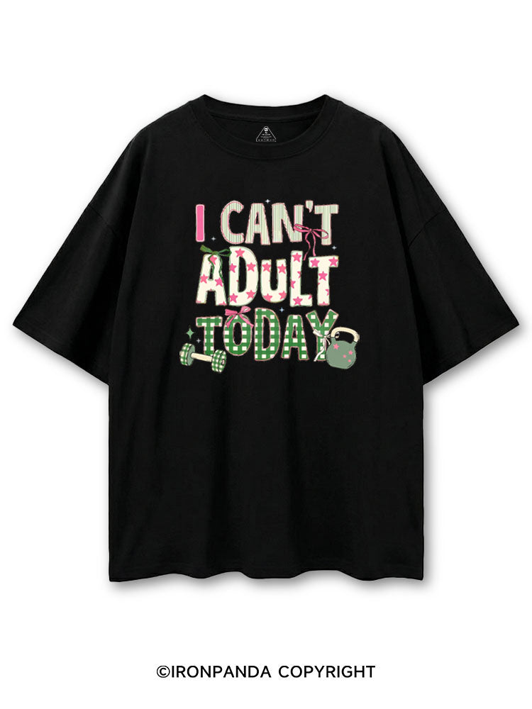 I CAN'T ADULT TODAY COTTON PUMP COVER