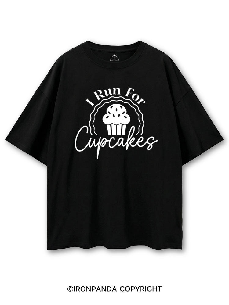 I RUN FOR CUPCAKES COTTON PUMP COVER