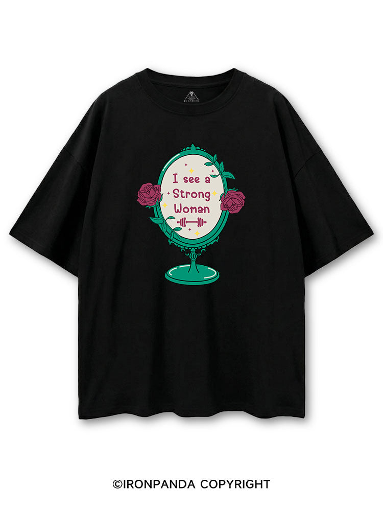 I SEE A STRONG WOMAN COTTON PUMP COVER