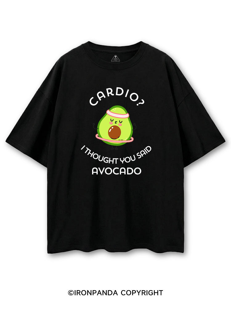 CARDIO? I THOUGHT YOU SAID AVOCADO COTTON PUMP COVER