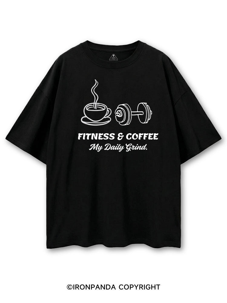 FITNESS & COFFEE MY DAILY GRIND COTTON PUMP COVER