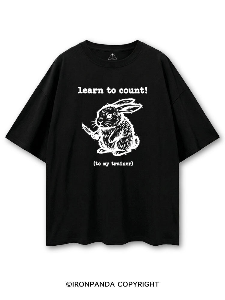LEARN TO COUNT! (TO MY TRAINER) COTTON PUMP COVER