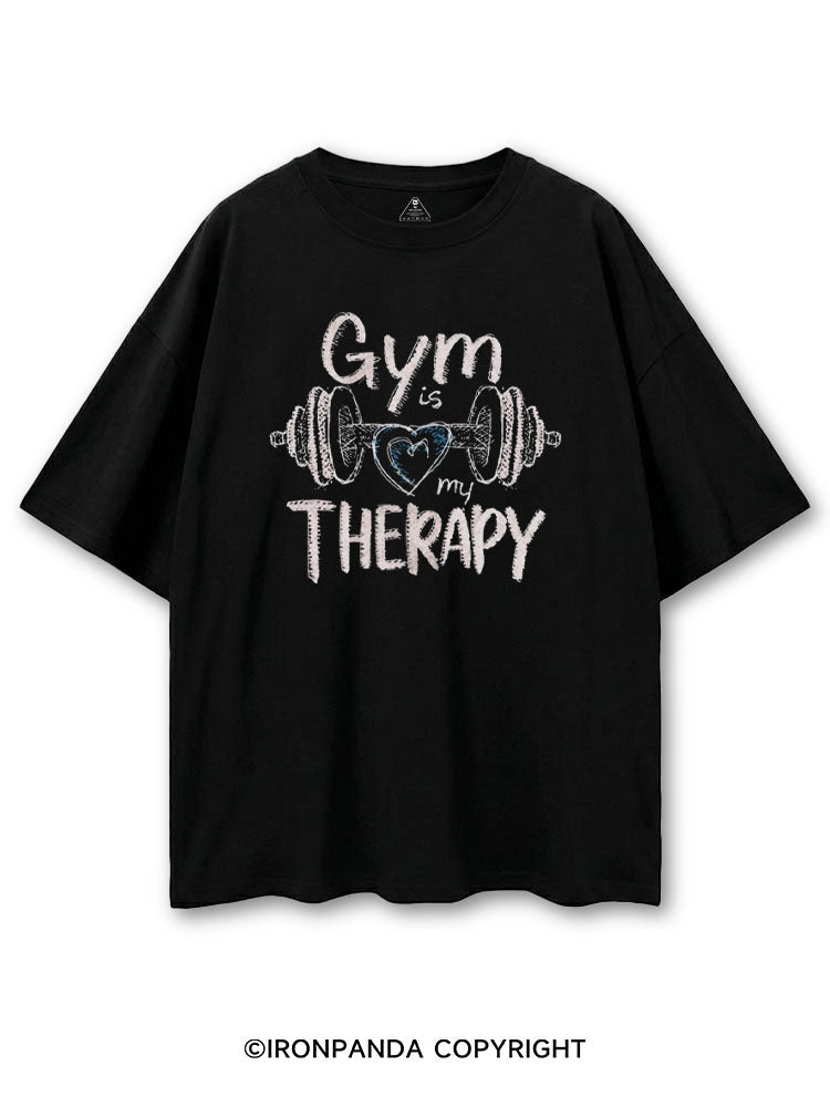 GYM IS MY THERAPY FITNESS COTTON PUMP COVER