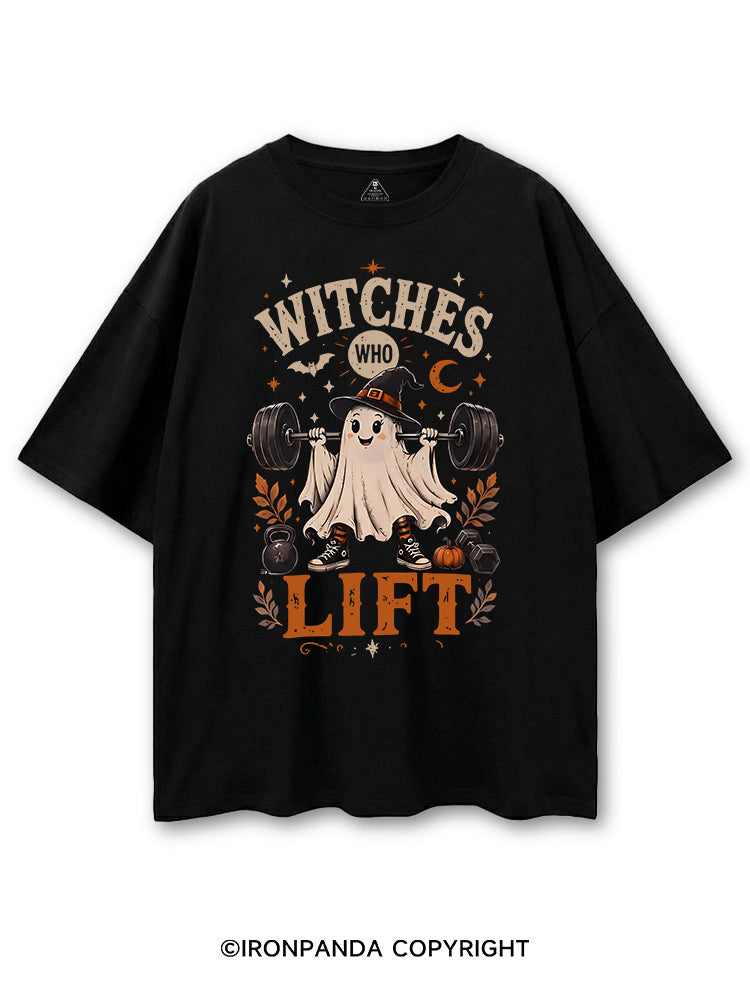 WITCHES WHO LIFT GHOST HALLOWEEN GYM COTTON PUMP COVER
