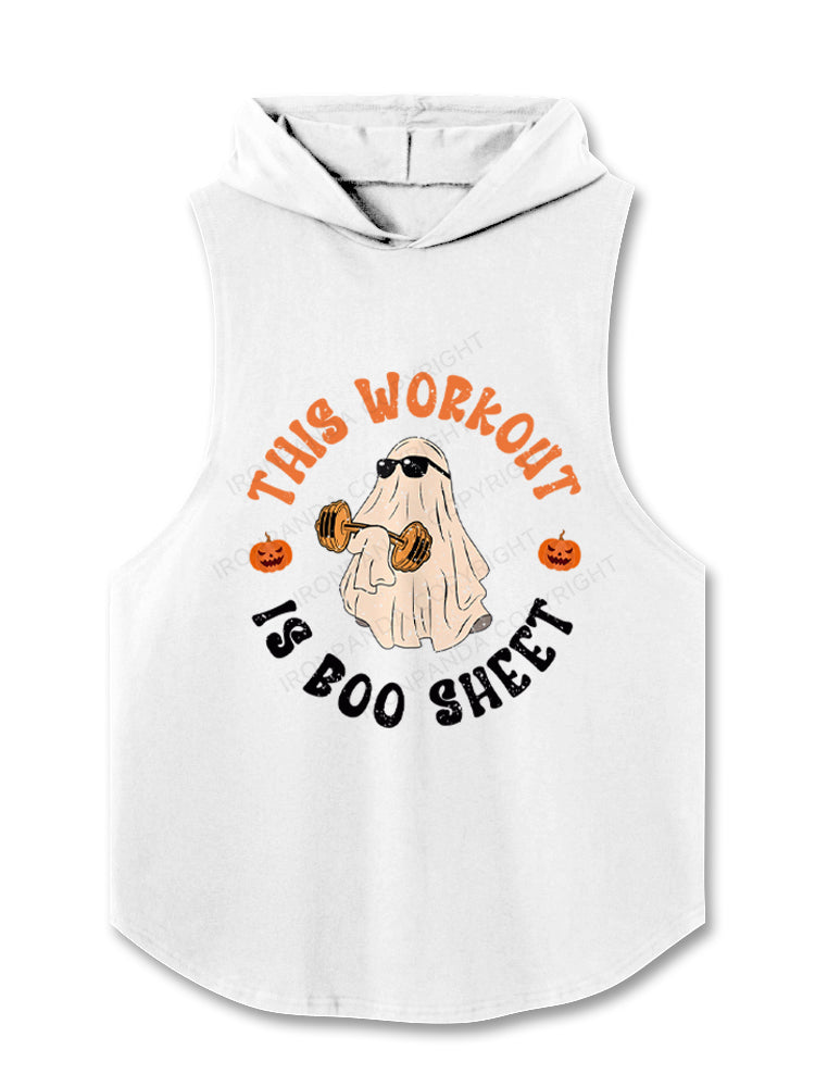 This Workout Is Boo Sheet Funny Ghost Hooded Tank