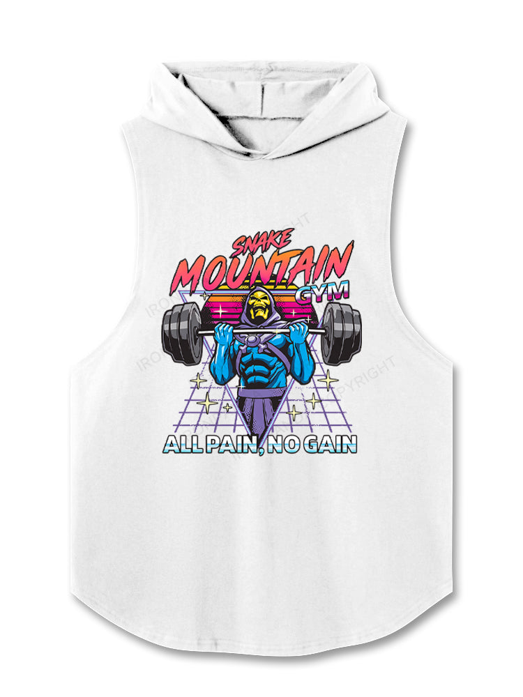 All pain, No gain Deadlift Hooded Tank