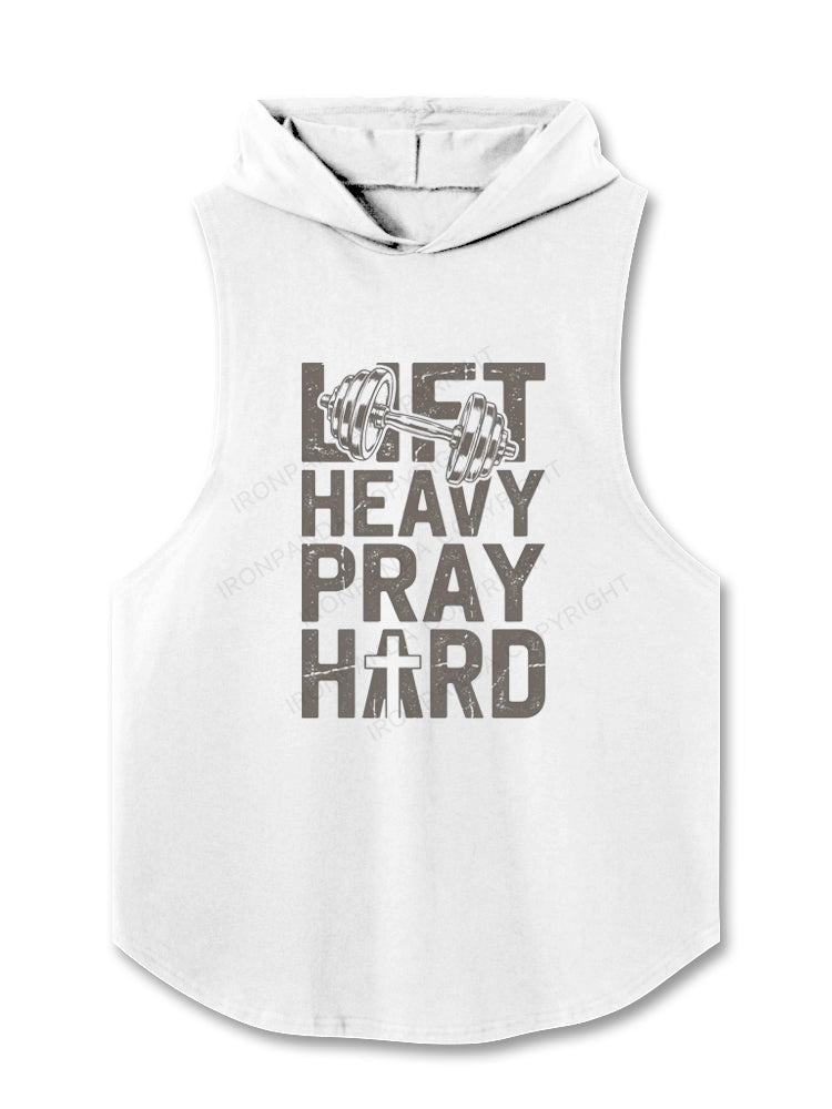Lift Heavy Pray Hard Faith Hooded Tank