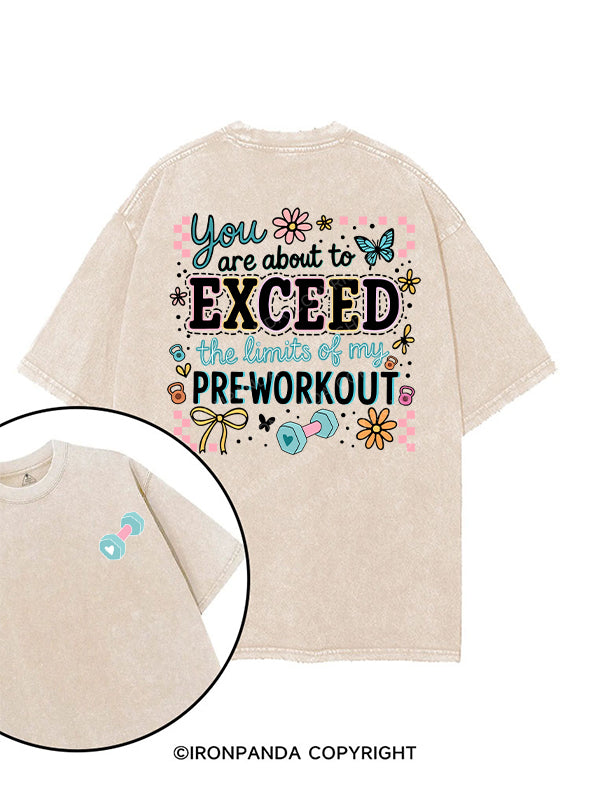 You are about to exceed the limits of my pre‑workout printed Gym Shirt