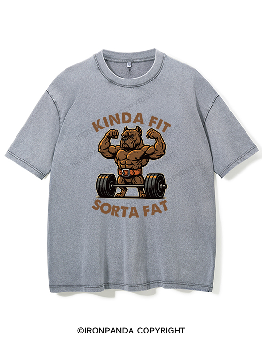 KINDA FIT SORTA FAT Washed Gym Shirt