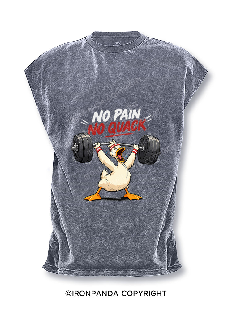 NO PAIN NO QUACK Cut Off Tank