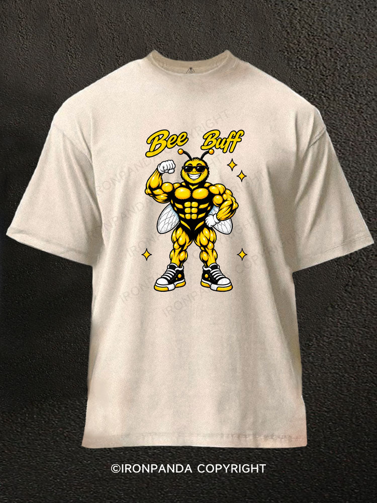 Bee Buff Washed Gym Shirt