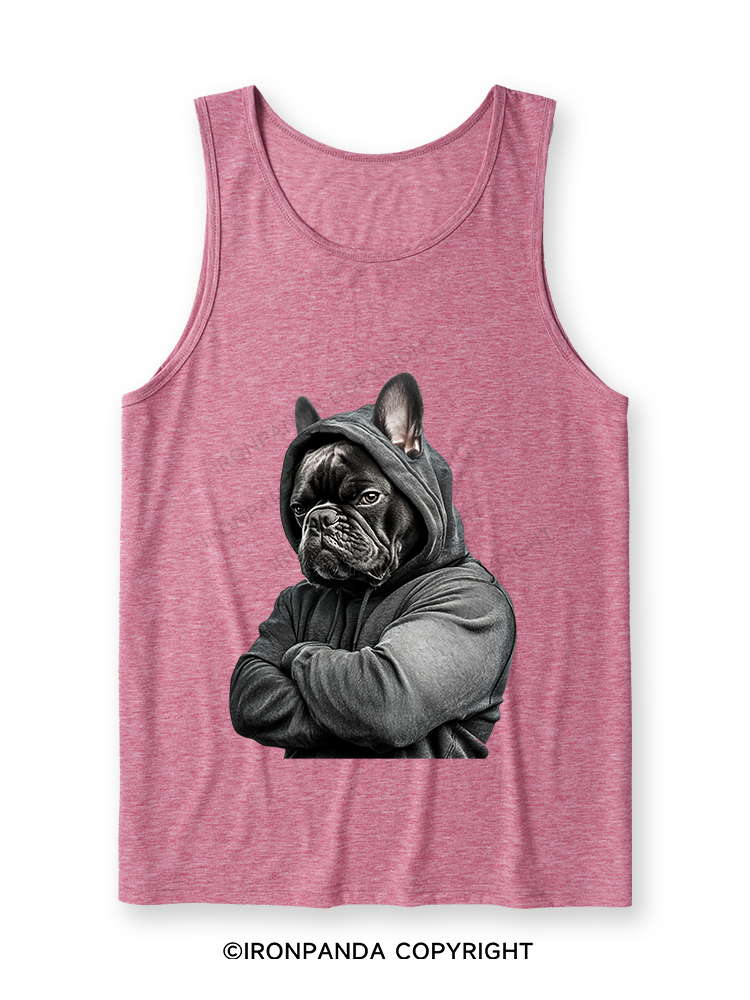 Muscular French bulldog Ultra Soft Heather Tank
