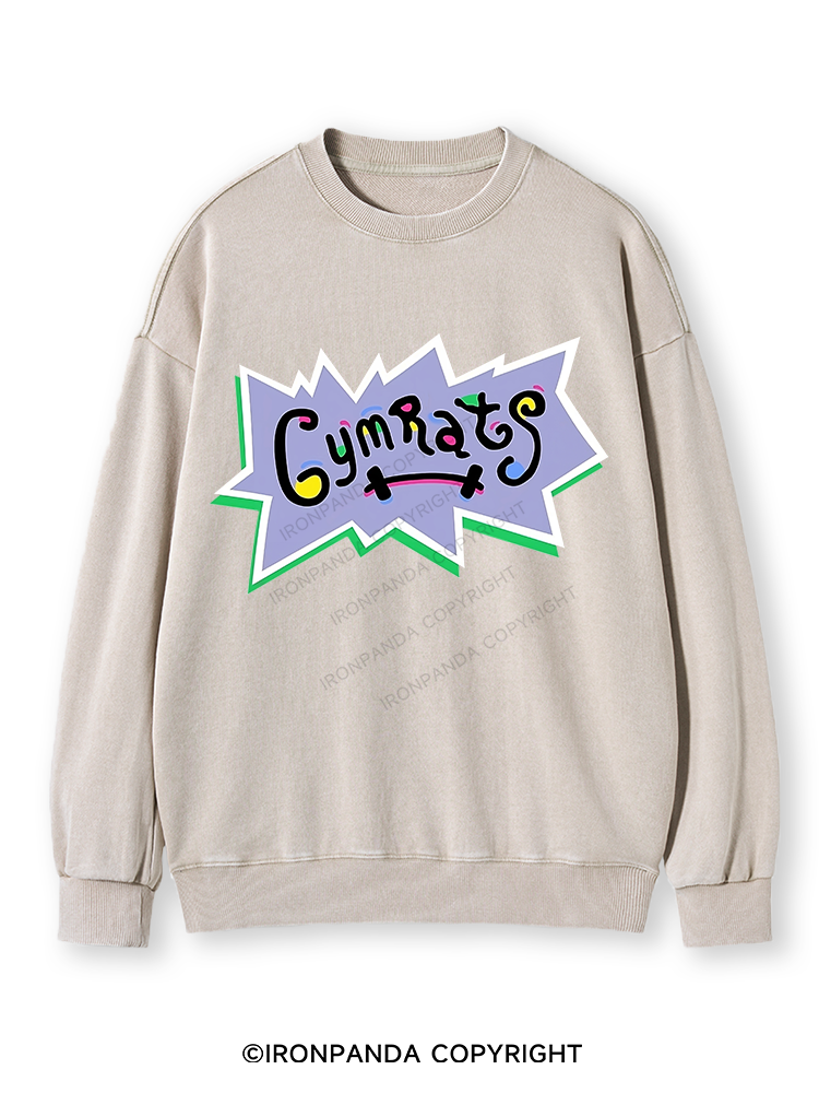 GYM RATS Washed Sweatshirt
