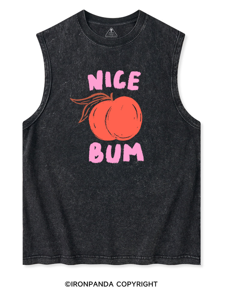 NICE BUM PEACHY Washed Tank