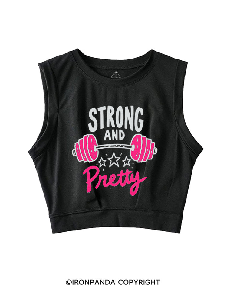 Strong and Pretty SLEEVELESS CROP TOPS