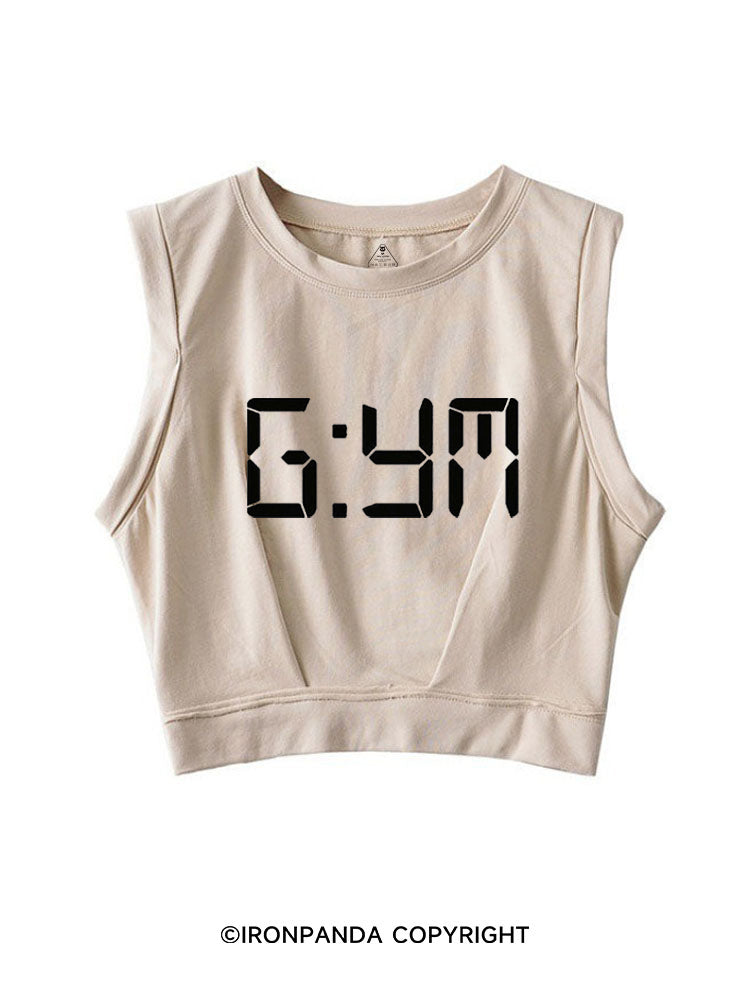 G:YM SLEEVELESS CROP TOPS