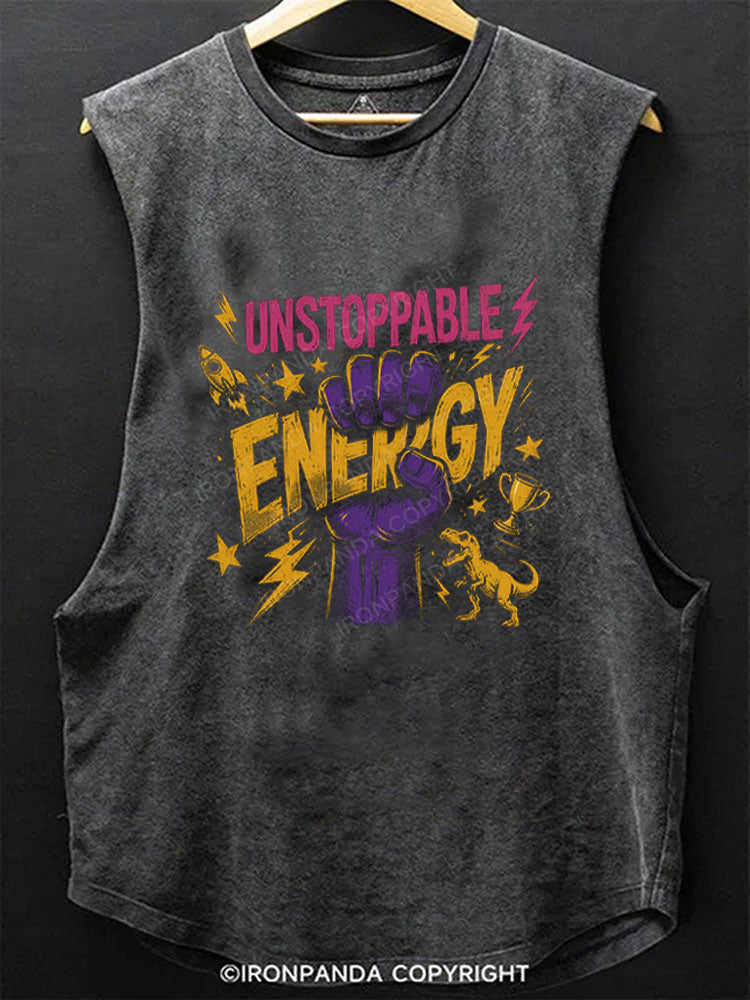 Unstoppable Energy Scoop Bottom Cotton Tank
