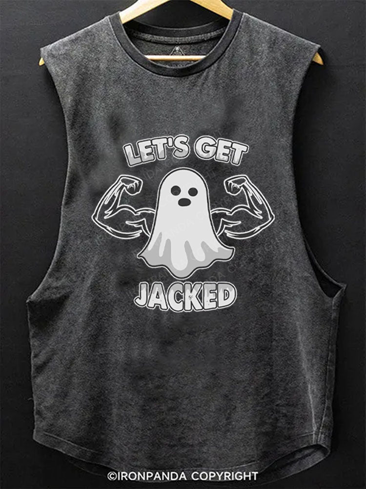 Let's Get Jacked Halloween Scoop Bottom Cotton Tank