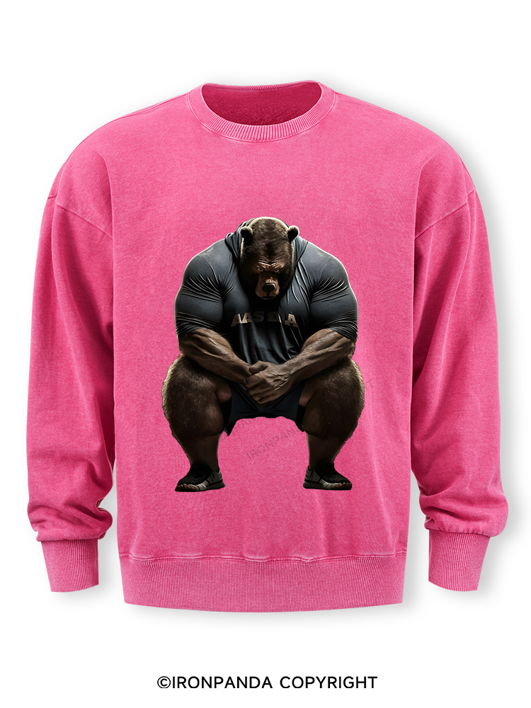 I'm Not Here To Talk Washed Sweatshirt