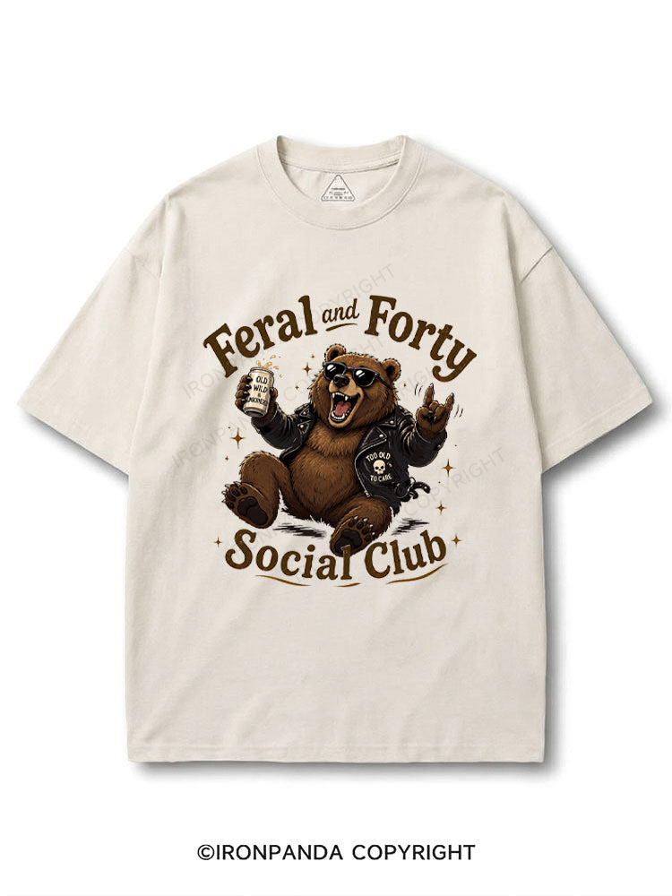 Feral and Forty Social Club COTTON PUMP COVER