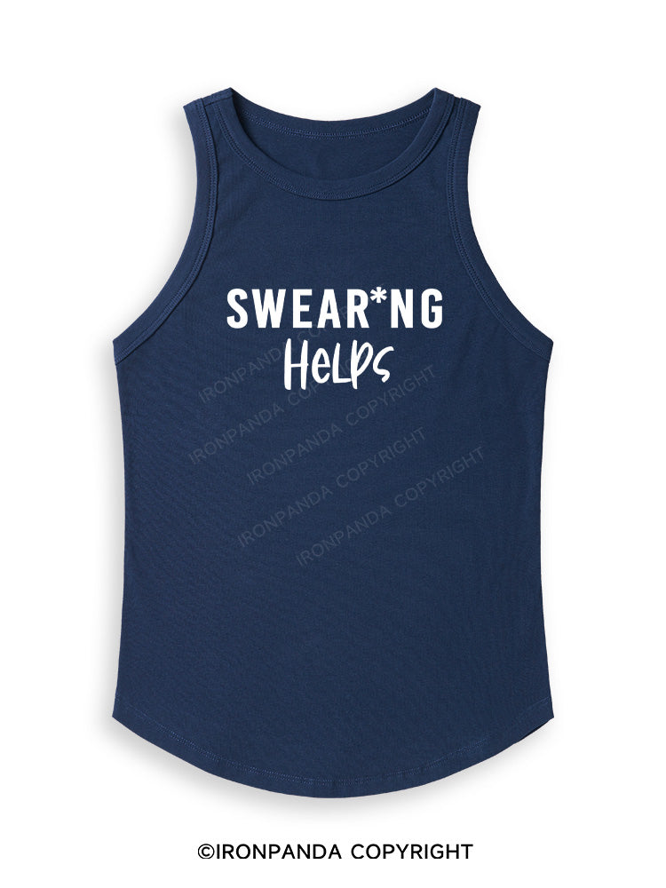SWEAR*NG HELPS Fitted Tank Top