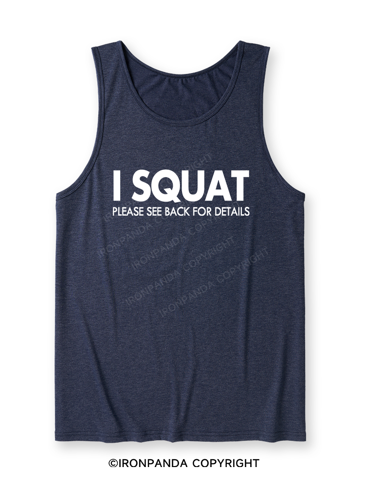 I SQUAT Ultra Soft Heather Tank