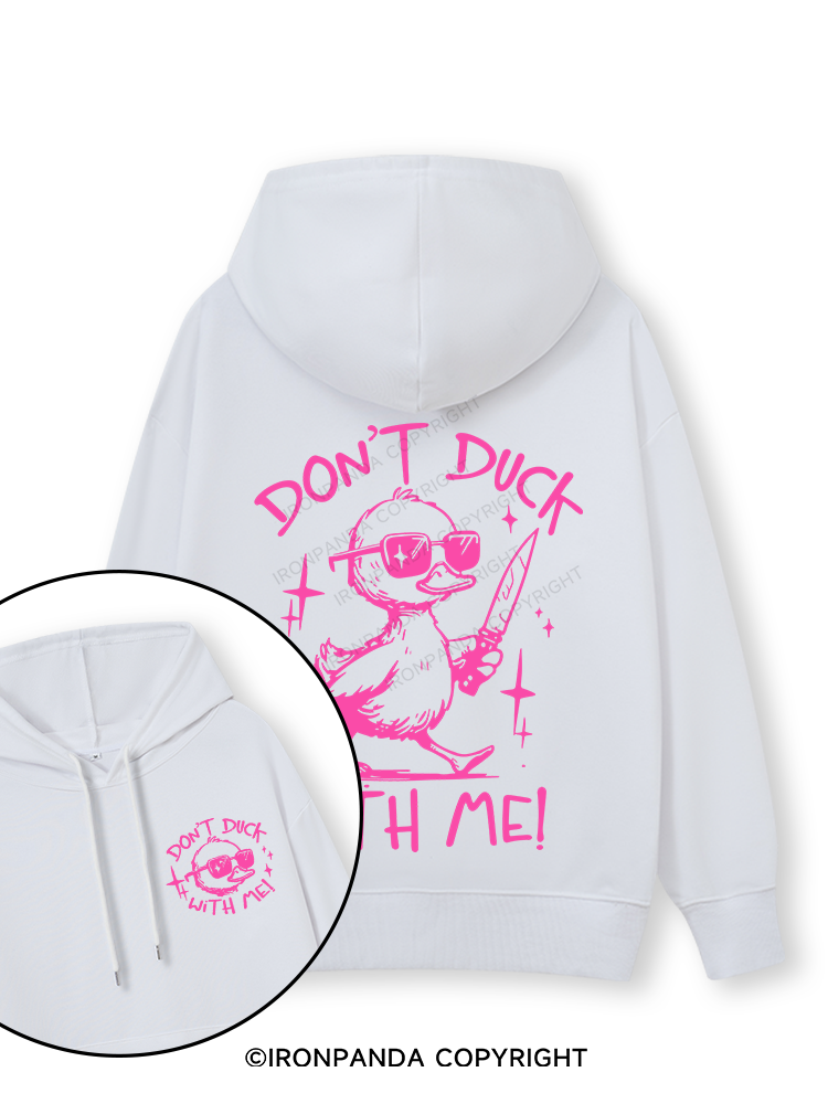 Don't duck with m Double-Sided Printed Classic Gym Hoodie