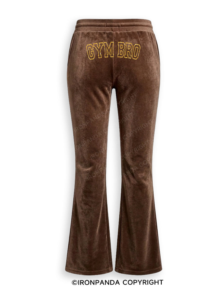 Gym Bro Velvet Tracksuit Set