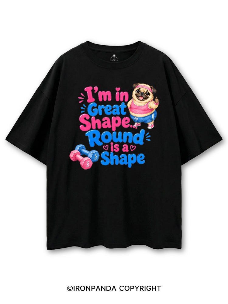 I'M IN GREAT SHAPE... ROUND IS A SHAPE COTTON PUMP COVER