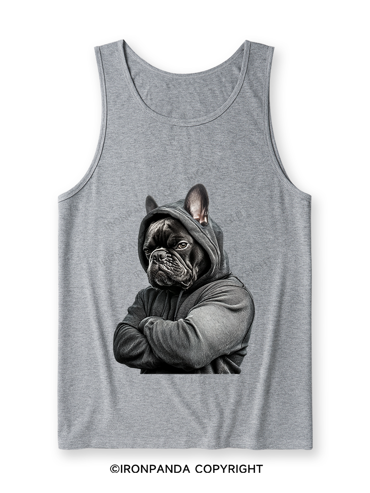 Muscular French bulldog Ultra Soft Heather Tank