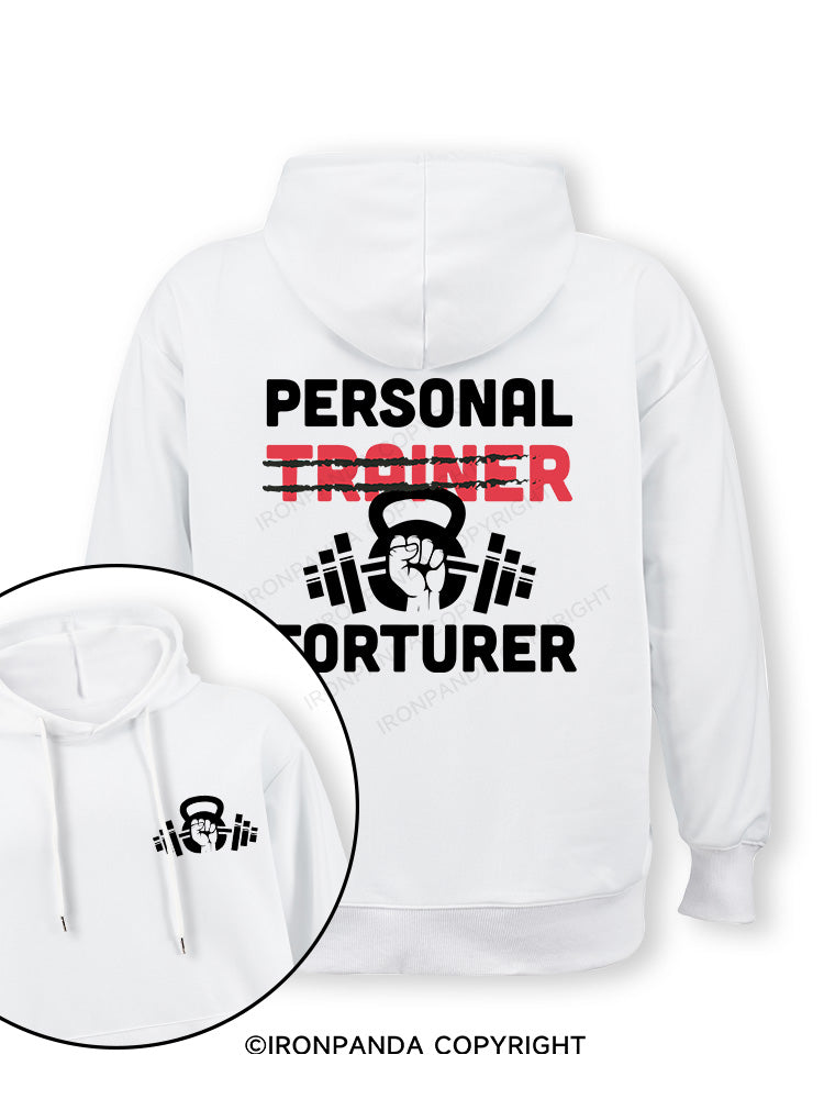 Personal Trainer torturer Double-Sided Printed Classic Gym Hoodie