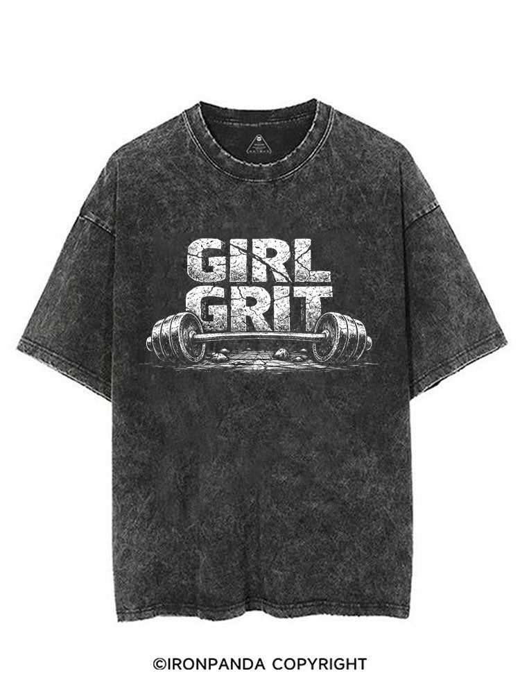 GIRL GRIT VINTAGE GYM SHIRT
