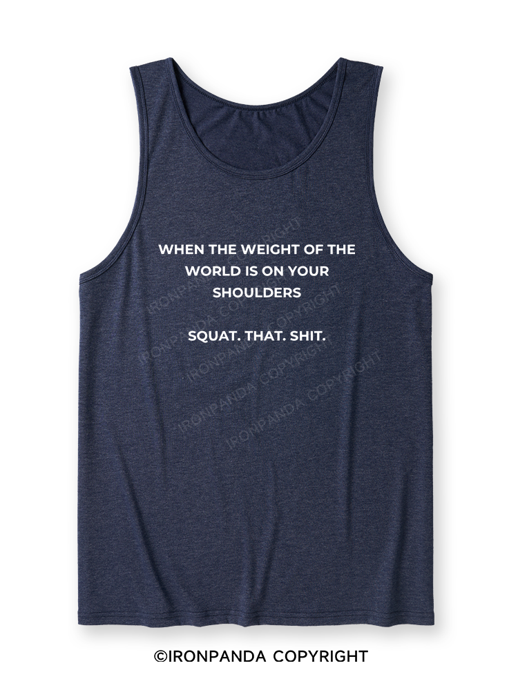 SQUAT. THAT. SHIT Ultra Soft Heather Tank