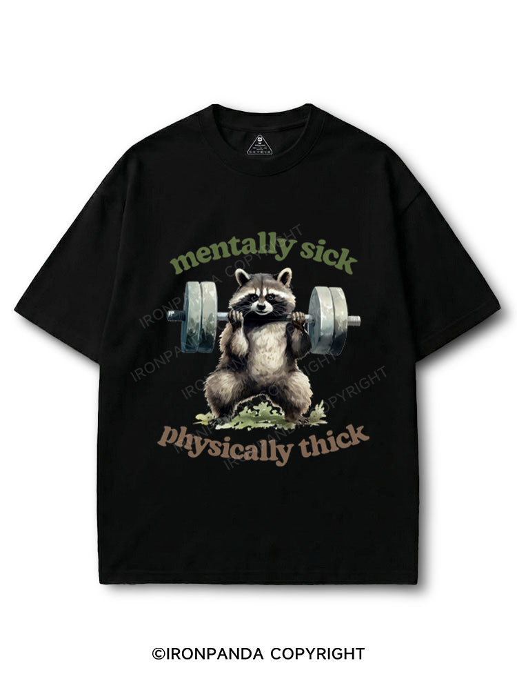 Mentally Sick, Physically Thick COTTON PUMP COVER