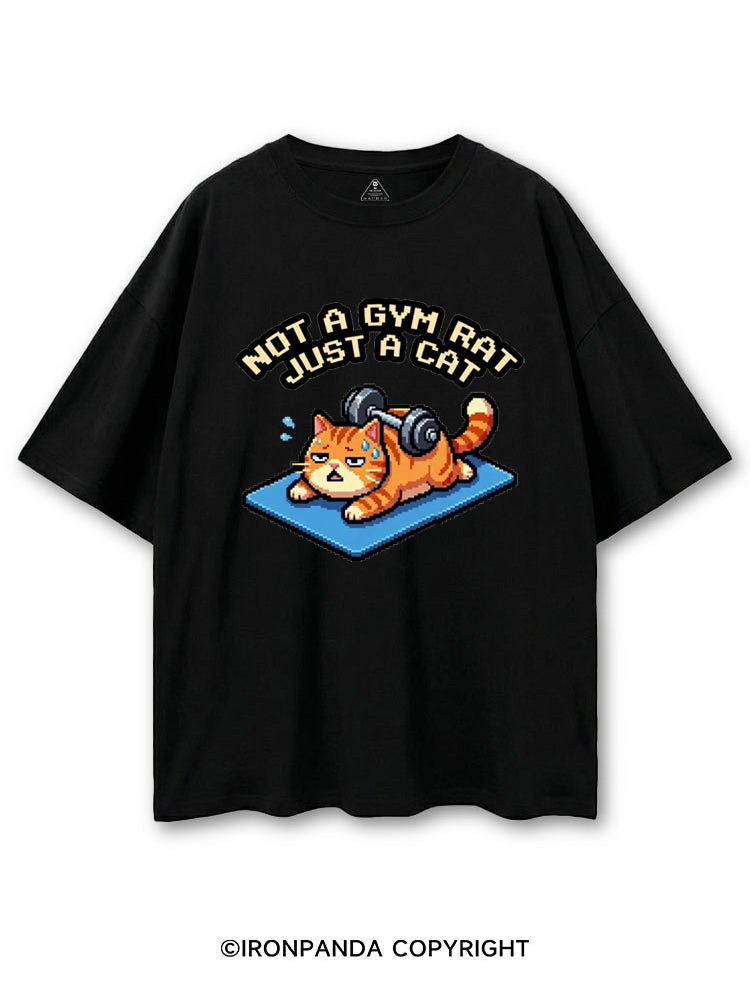 NOT A GYM RAT JUST A CAT COTTON PUMP COVER