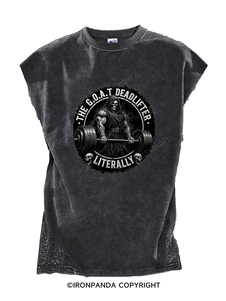 Grim Reaper The GOAT Deadlifter Cut Off Tank