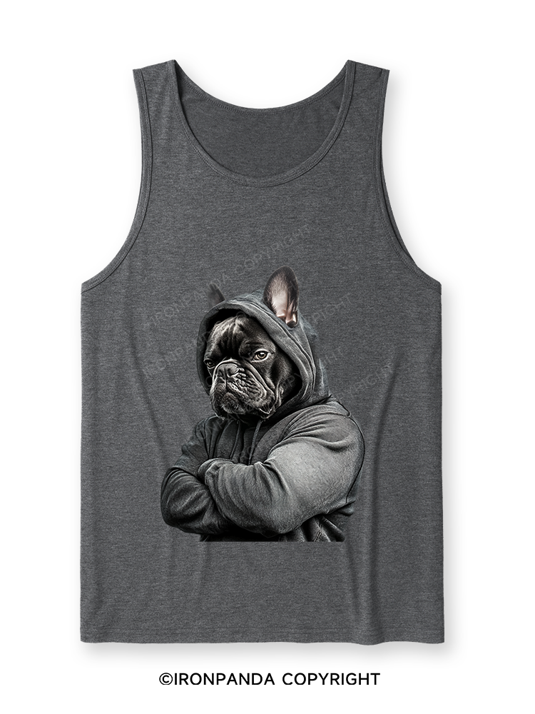 Muscular French bulldog Ultra Soft Heather Tank